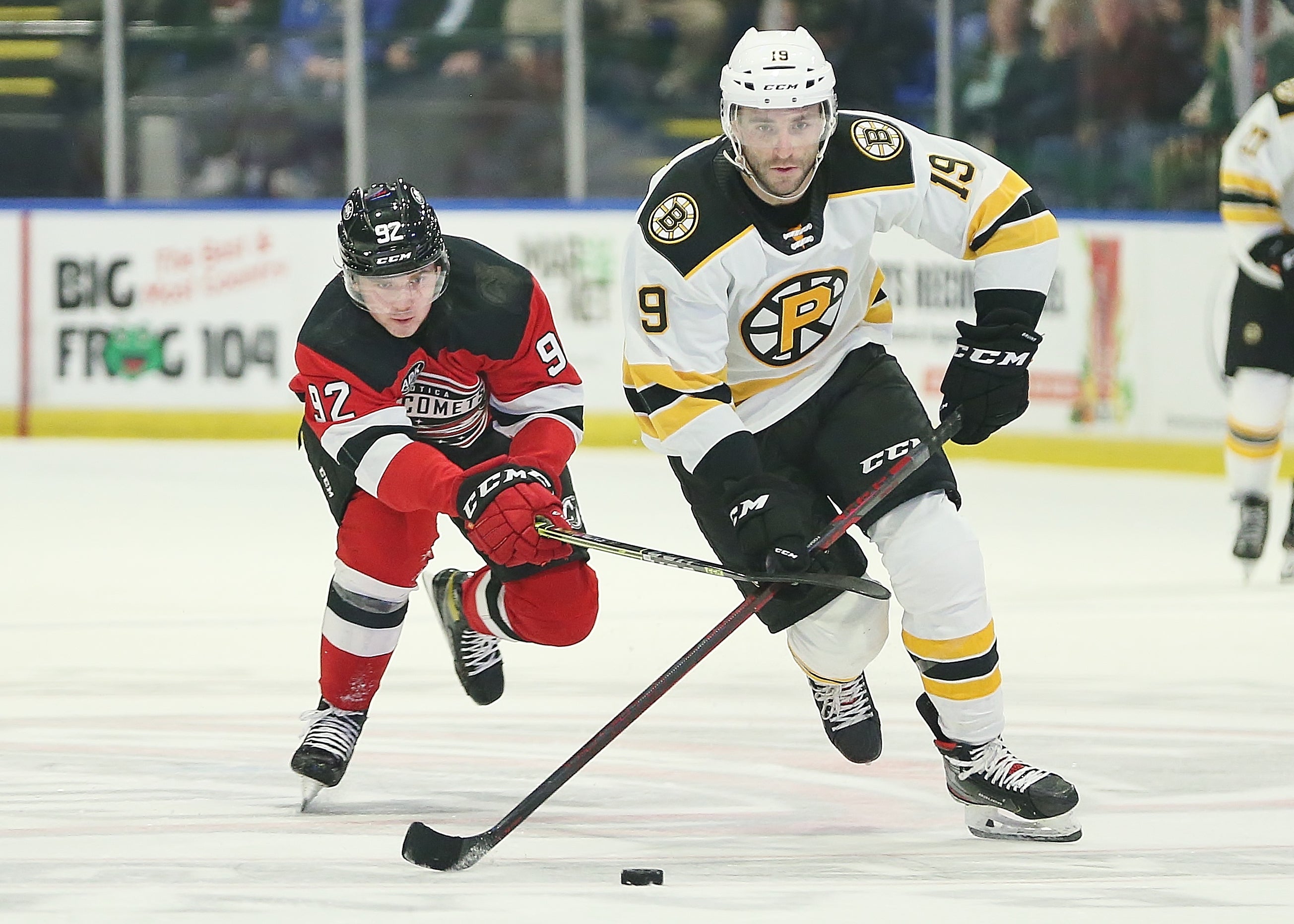 P-BRUINS BACK IN THE WIN COLUMN WITH 6-2 VICTORY OVER UTICA COMETS