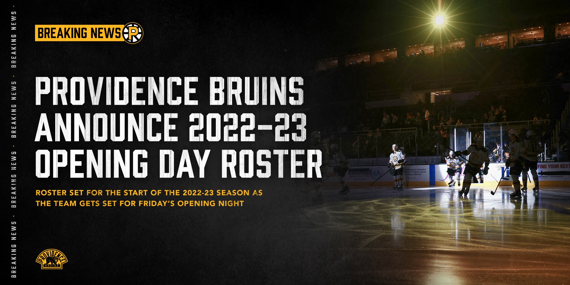 PROVIDENCE BRUINS ANNOUNCE 2021-22 OPENING DAY ROSTER