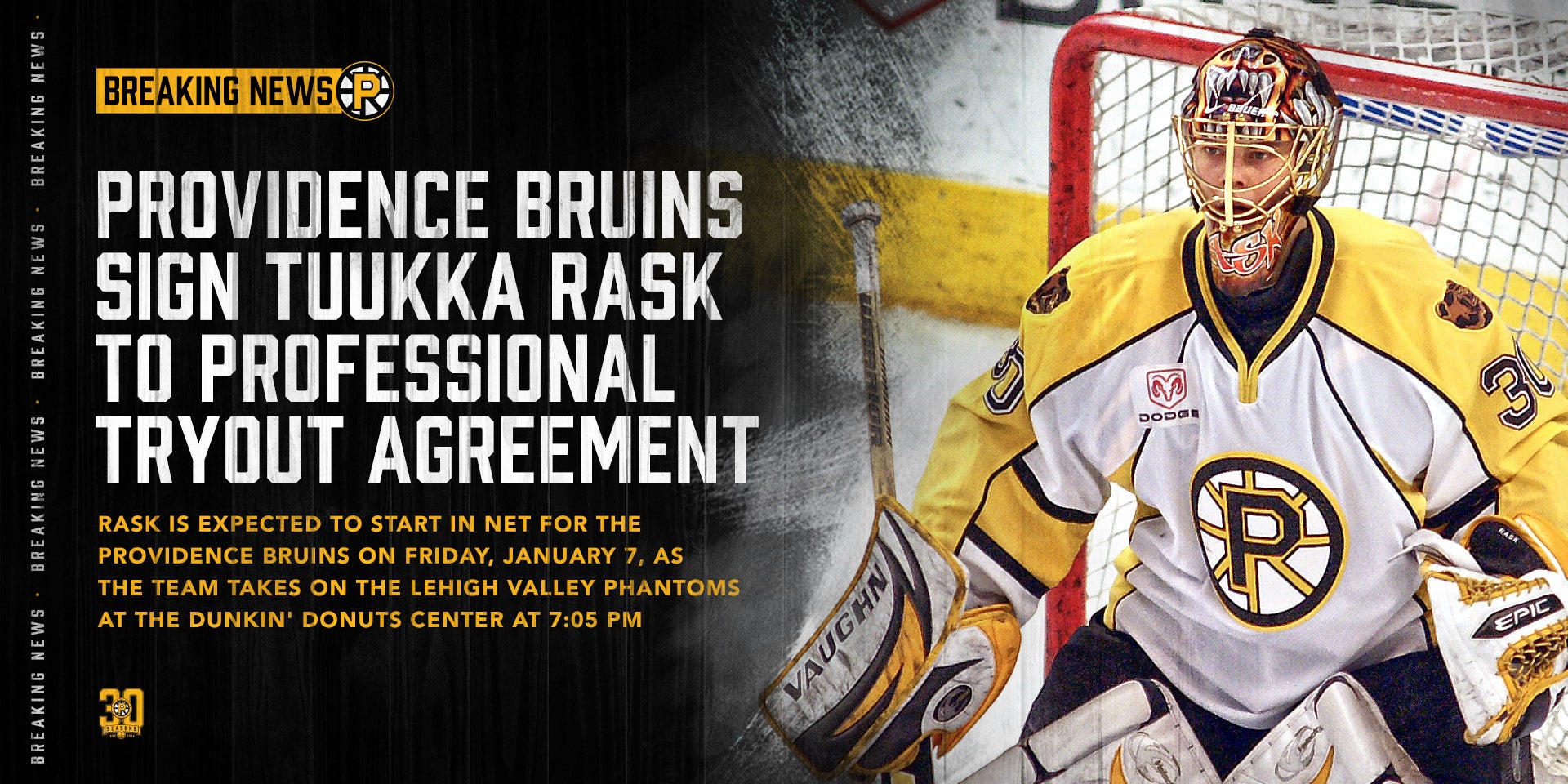 Bruins honor retired goalie Tuukka Rask in emotional pregame ceremony