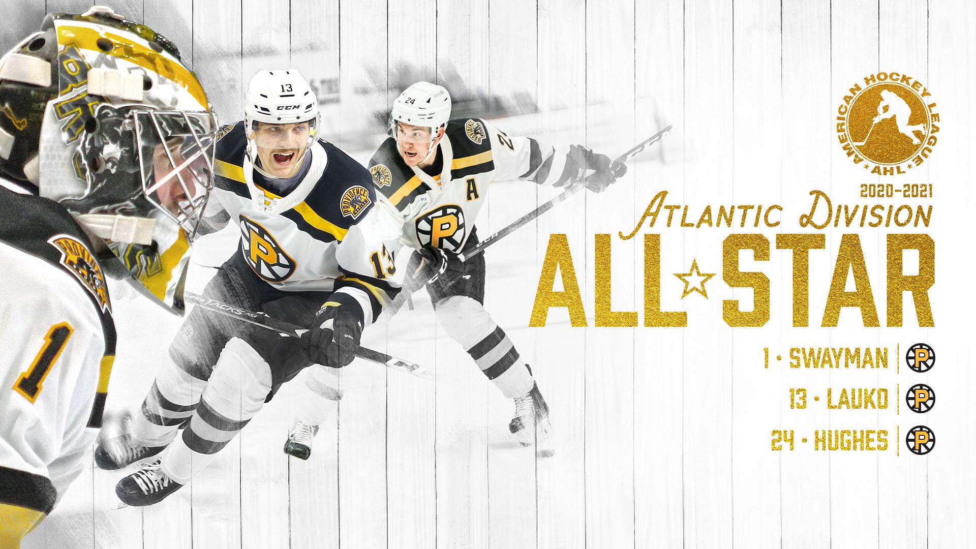 Three P Bruins Named To Atlantic Division All Star Team Providence Bruins